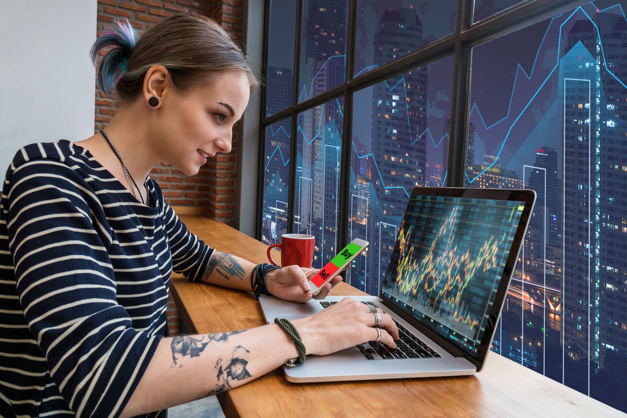 Placing a trade on the platform